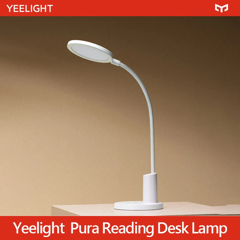 

Yeelight Pura Reading Table Lamp Bedside Lamp Night Light Eye Protection Touch Adjustable 3 Color Temperatures 360° Rotatable