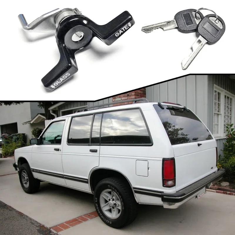 

Tailgate Lift Lock Set Replacement Rear Trunk Lift Gate Lock for 83-94 S10S15 BlazerJimmy Auto Accessories Repair Part