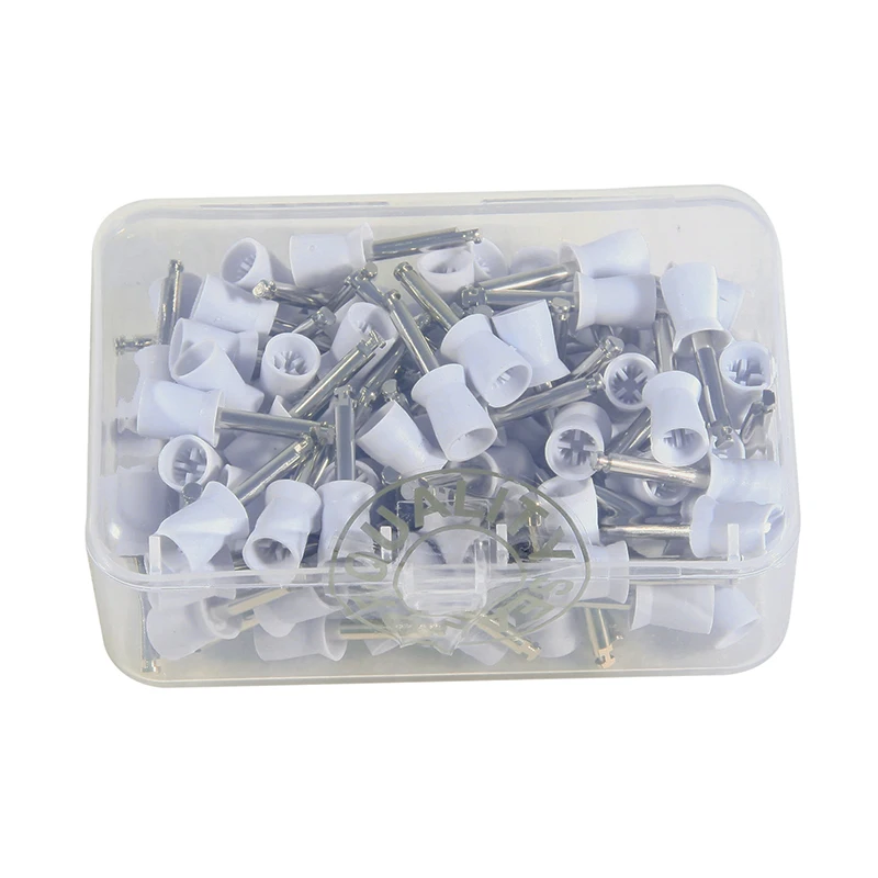 

disposable 100Pcs/Box den tal Polishing Rubber Silicone Polisher Latch type polishing cups