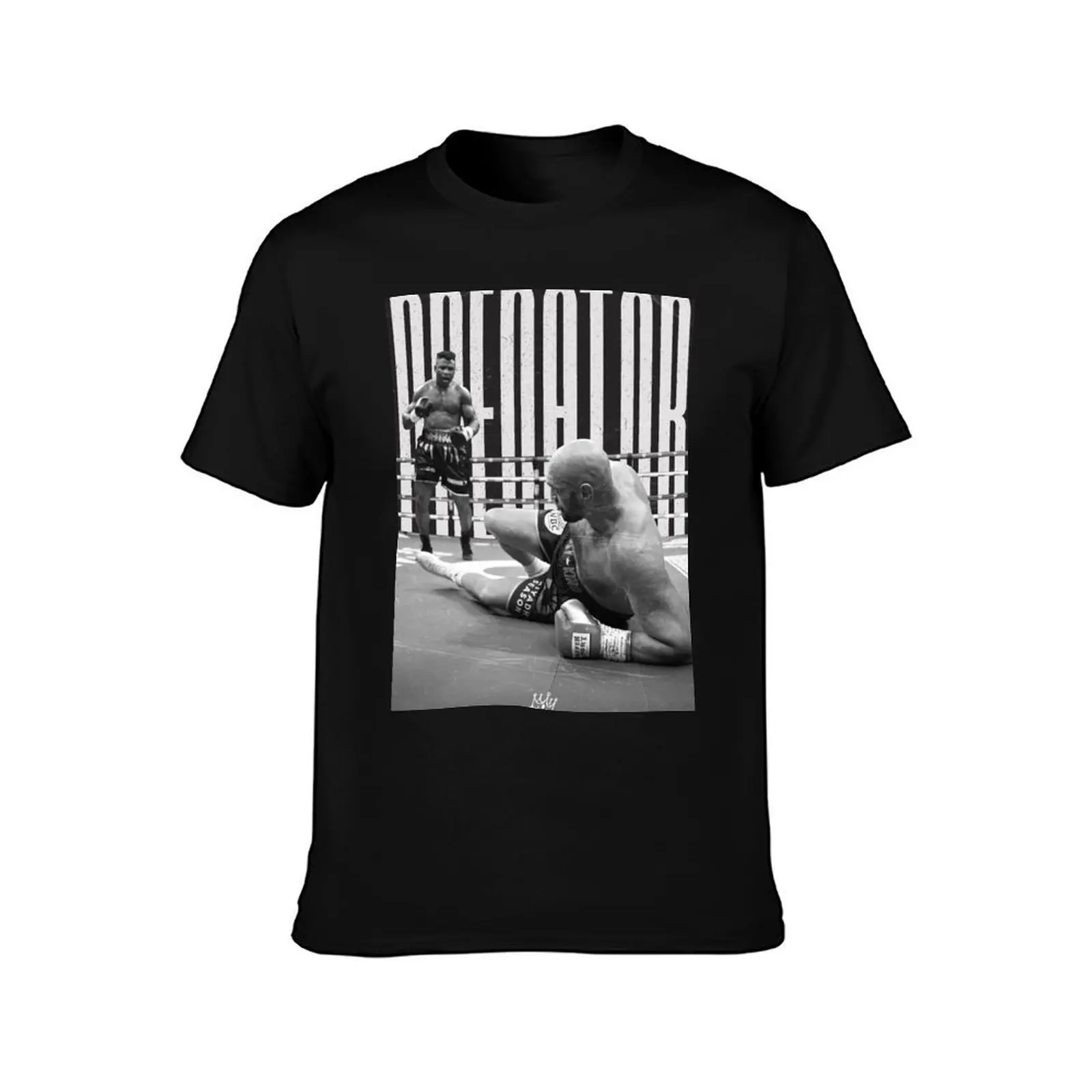 Predator Francis Ngannou T-Shirt, Summer Casual Cotton Tee, Oversized Streetwear Tops, Vintage Graphic Print, Unisex Men Women