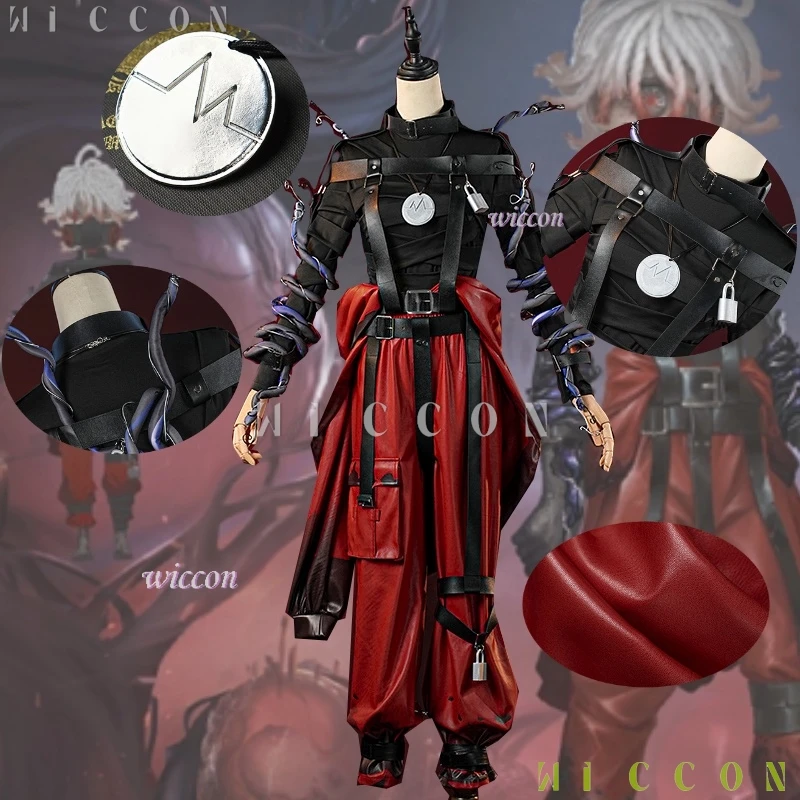 Identity V เกมหนึ่งตัวละคร Survivor ผู้ป่วย Emil Abyssal สยองขวัญโพสต์-Apocalyptic ค้นหากู้ภัยคอสเพลย์เกมเครื่องแต่งกายชุดเต็ม