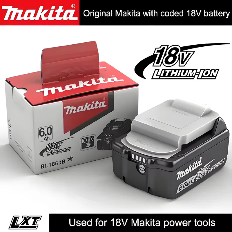 💐 بطارية ليثيوم ماكيتا الأصلية/بطارية ليثيوم ماكيتا 18V5.0/BL1860 بطارية ليثيوم 18V6.0 💐