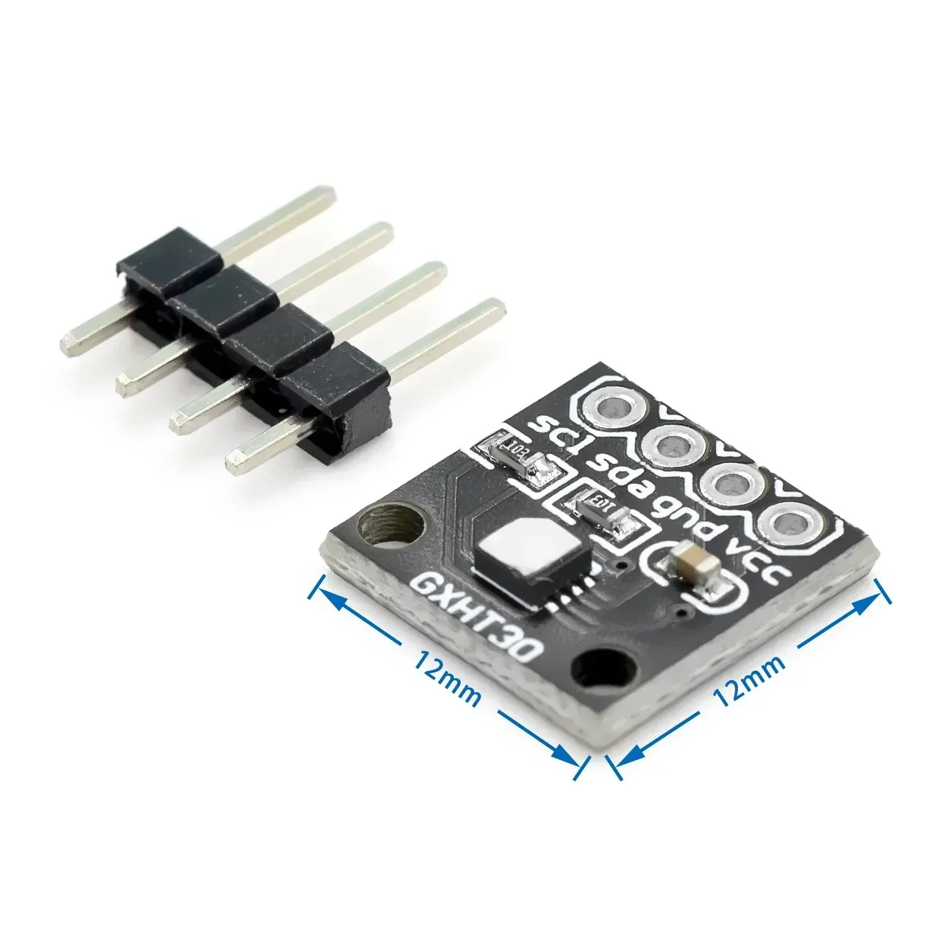 Módulo Sensor de temperatura y humedad GXHT30, microcontrolador IIC I2C, compatible con el clima, Compatible con SHT31 SHT30 para Arduino