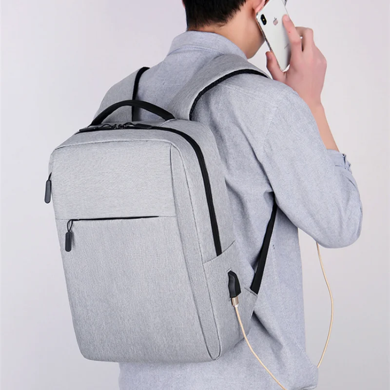 Men Business Backpack Student Casual School Bag Waterproof Computer Bags Sports BagsTravel Bag 16.14 Inch with USB Charging Port