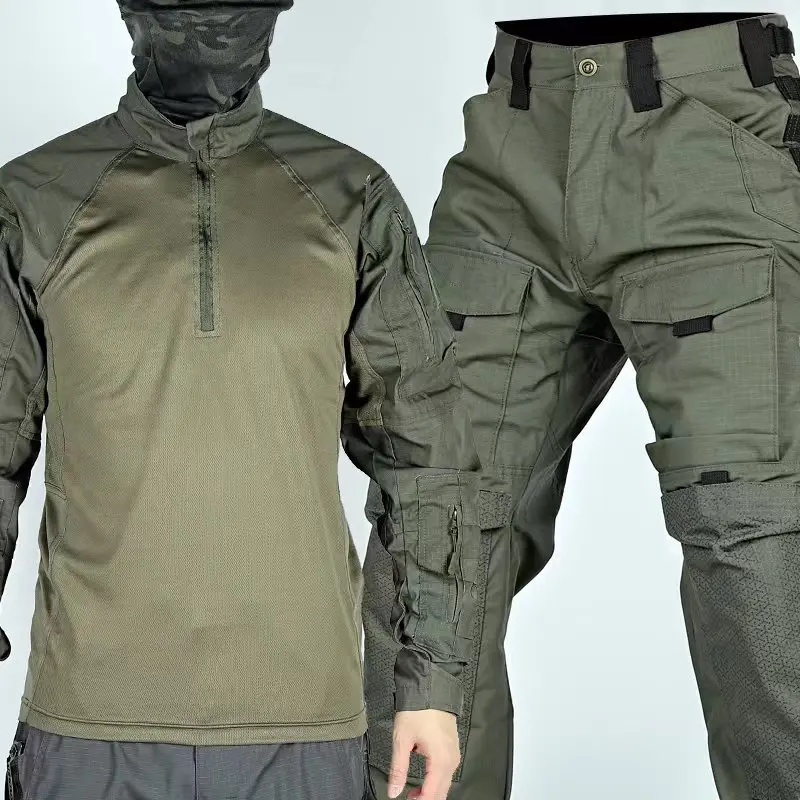 New Spot Beetle Frog Suit Set Outdoor Breathable Wear-resistant Multi-functional Pocket Stormtrooper Fan Camouflage