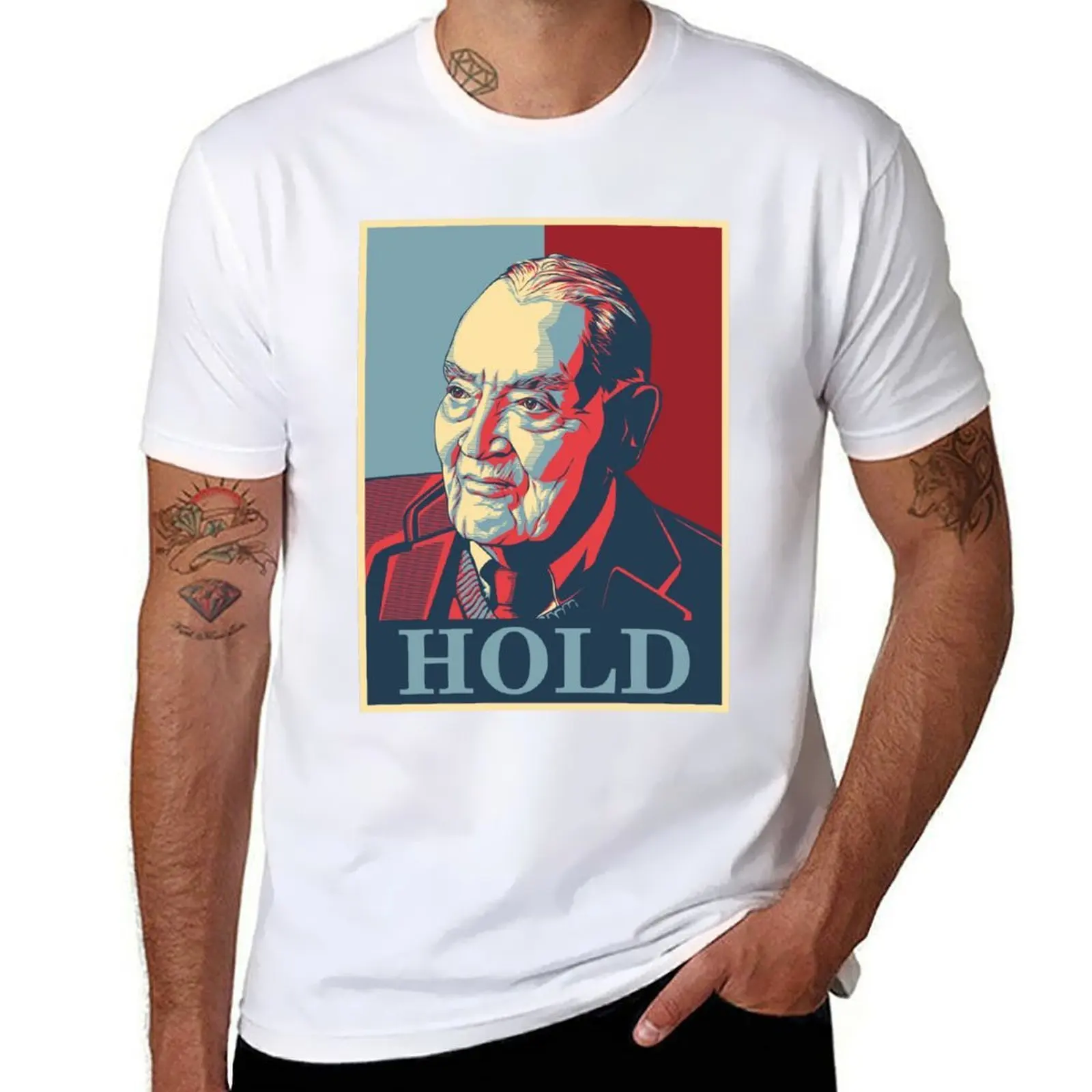 

Jack Bogle Hold Vanguard T-Shirt man t shirt summer man tshirt t shirt personalised T-shirt