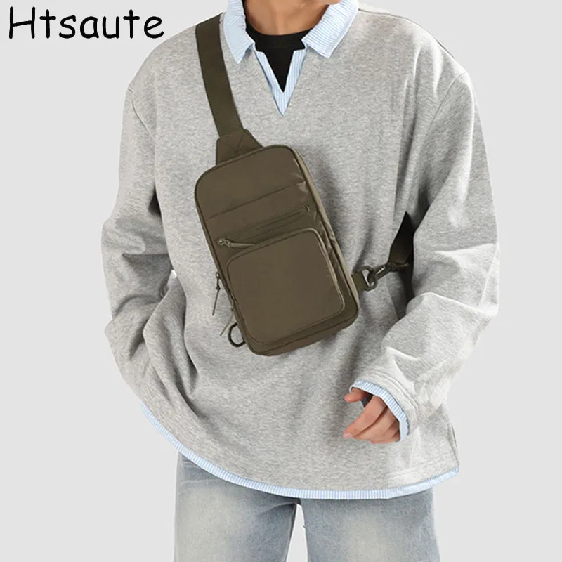 

Мужская сумка через плечо, легкая, для путешествий и бизнеса, портативная нагрудная сумка, женский рюкзак большой вместимости, сумка-клатч для пары
