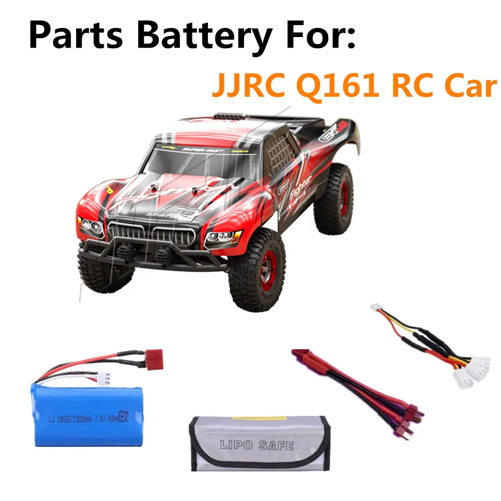 JJRC Q161 RC car Battery 7.4V 1500mAh / 3000mAh Lipo Battery Q161 Rc Car Spart Battery