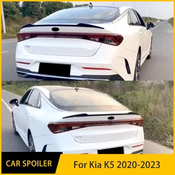 For Kia K5 Car Body Styling Rear Tail Spoiler High Quality Black ABS Plastic Car Wing Rear Trunk Accessories 2020 2021 2022 2023