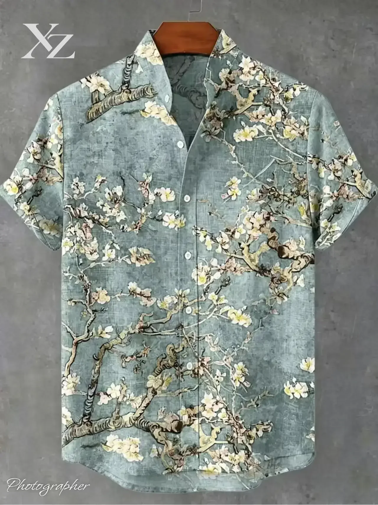 Premium Men's Floral 3D Printed Japanese Art Short-Sleeved Shirt – Hot Sale Summer Casual Retro Top, Multiple Colors