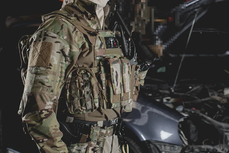 PEW TACTICAL Kleine vertikale GP-Tasche MOLLE Airsoft Munitionstasche Taktische Tasche Taktische MOLLE Magazintasche PH33 – Detail 2