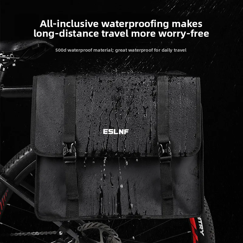 MTB Bicycle 45L Large Capacity Bag Rear Rack Bike Trunk Bag Luggage Pannier Back Seat Double Side Cycling Bycicle Travel Bag