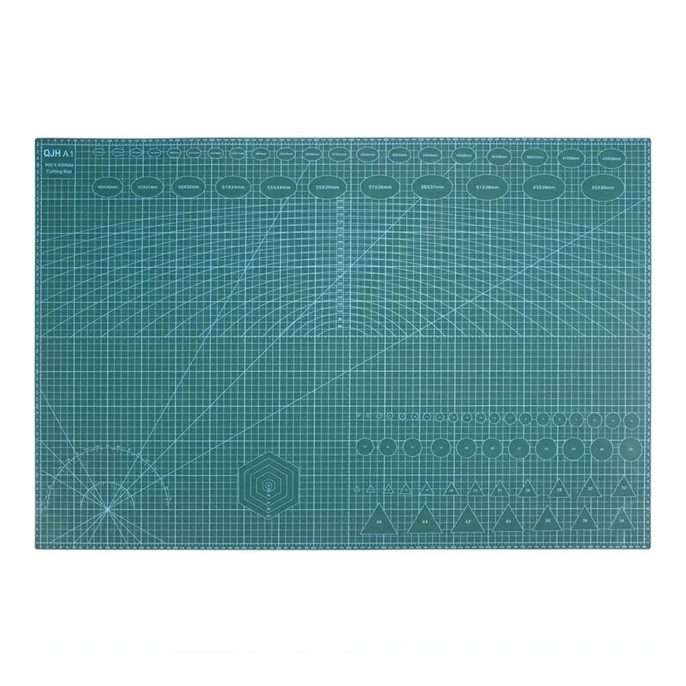 

Самовосстанавливающийся коврик для резки из ПВХ, 90x60 см, 3-слойная подложка для резки, вращающаяся доска для скрапбукинга и DIY-проектов