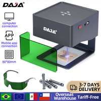 DAJA DJ6 Laser Engraver Logo Marker Machine for Household Woodwork Marking Machine Support Wireless BT Mobile Phone App Control