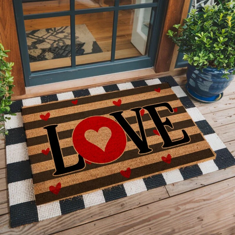 

Personalized Custom Coir Doormat Family Welcome Mat Housewarming Gift For Her New Home Gift Mothers Day Gift Mom Valentine Decor