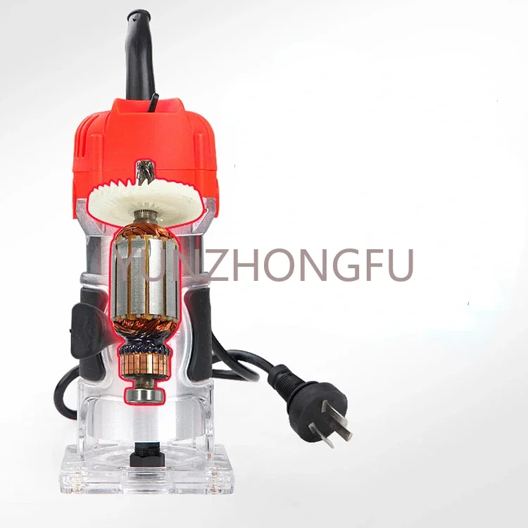 110V/220V 6.35mm 800W electric tool electric wood trimmer multi-purpose wood edge trimmer wood carving hole saw trimming machine