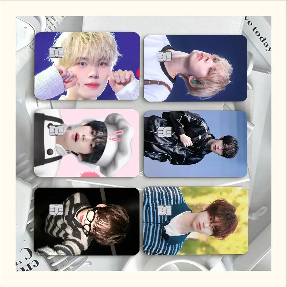 star Han YuJin-n Noah   Waterproof Film Skin Cover Credit Card Stickers Debit Front Bank Bus Pass