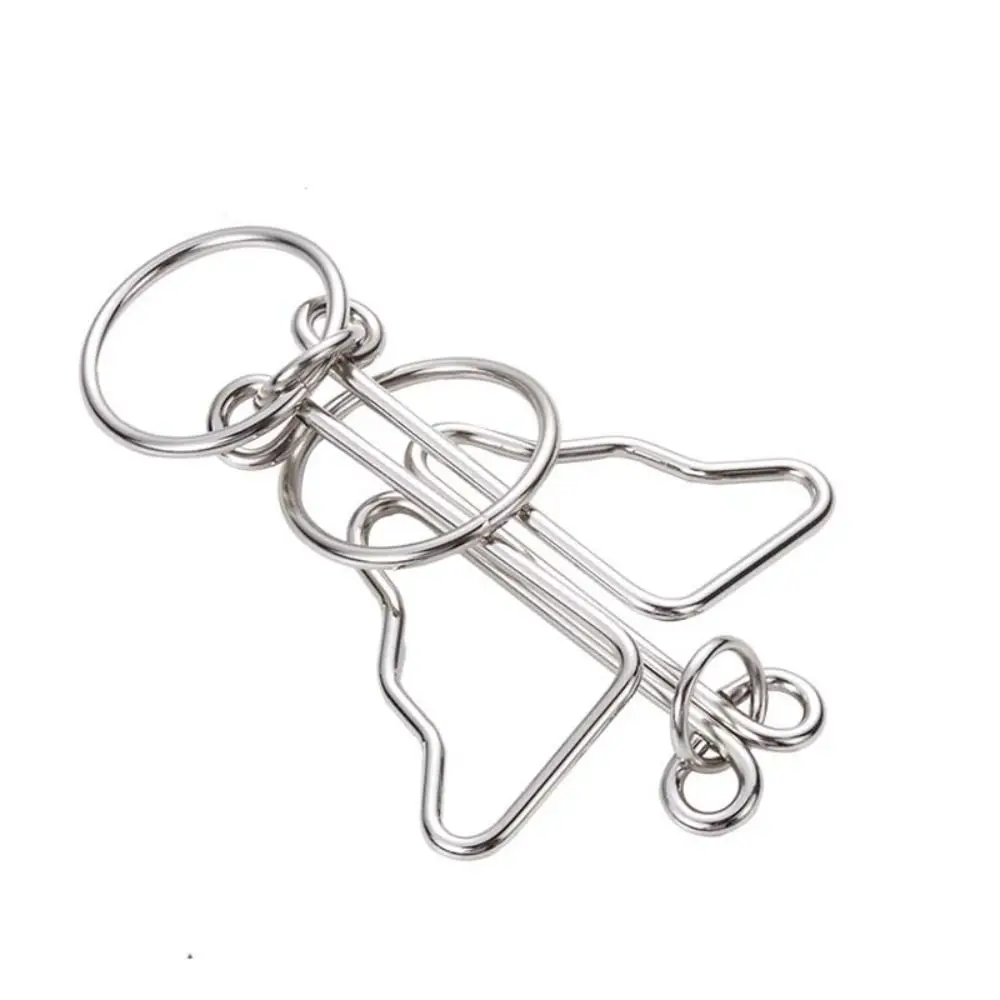 

Kong Ming Lock Children And Adults 3d Puzzle Wire Interactive Games Brain Teaser Puzzles 3D Metal Puzzle Developmental