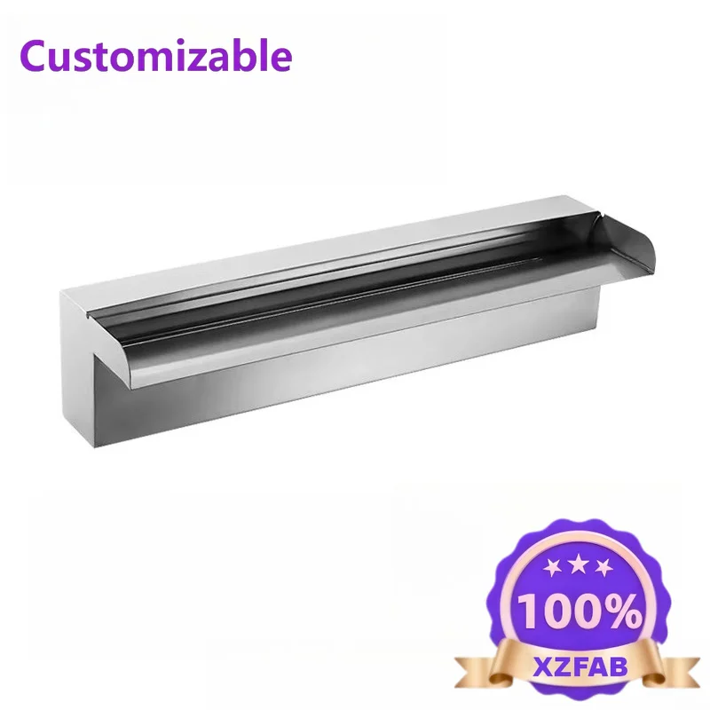 Factory Direct 2026 High Quality Stainless Steel Waterfall Outlet for Courtyard Garden Villa Landscape Fish Pond Water Wall Rock