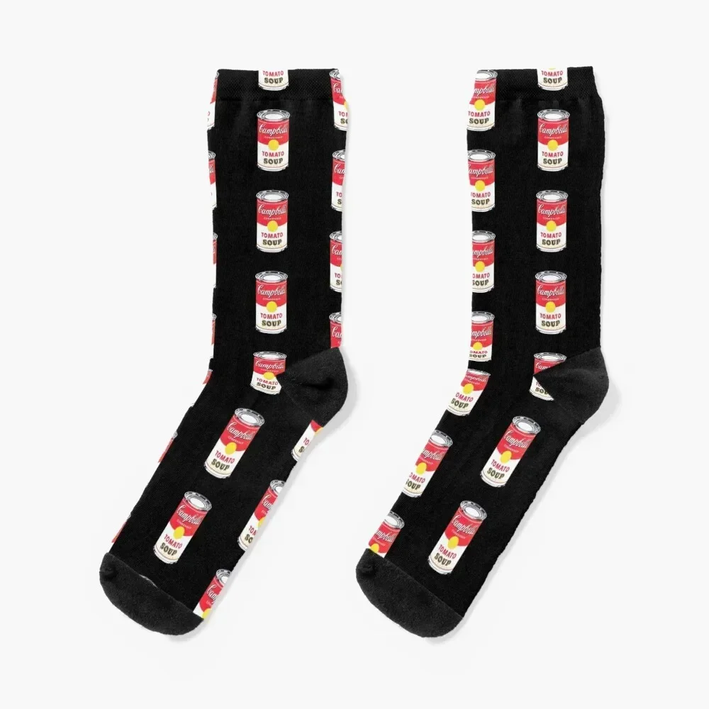 Andy Warhol Campbell Tomato Soup Socks halloween new year Socks For Girls Men's