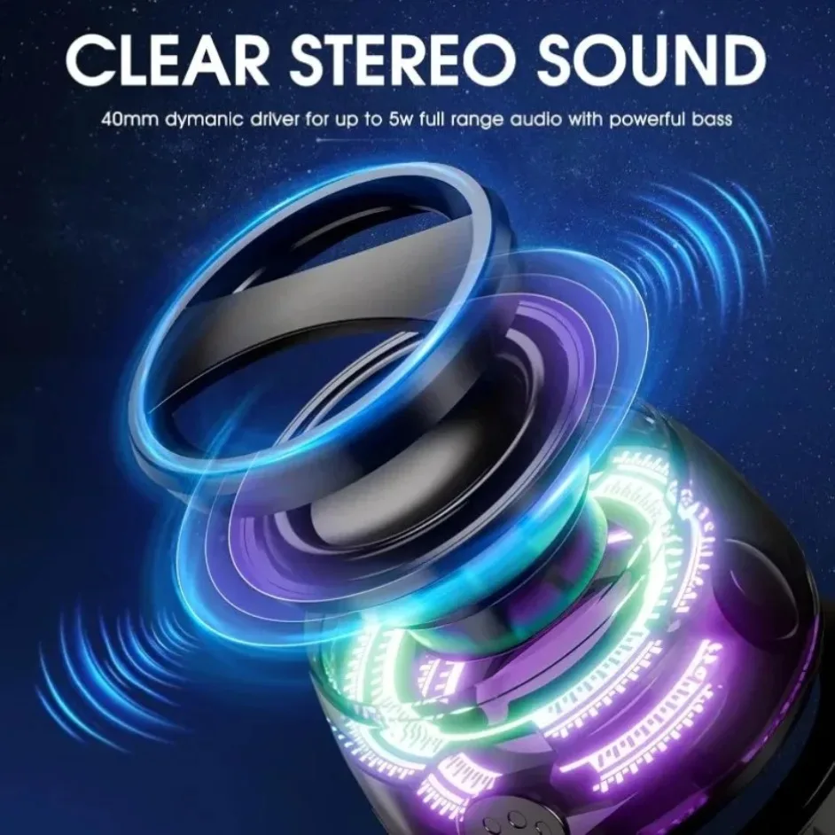 Bluetooth 5.3 Magnetic Portable Bluetooth Speaker G200 Mini Sound Box Magnetic Bluetooth Multifunctional Rgb Speaker image 4