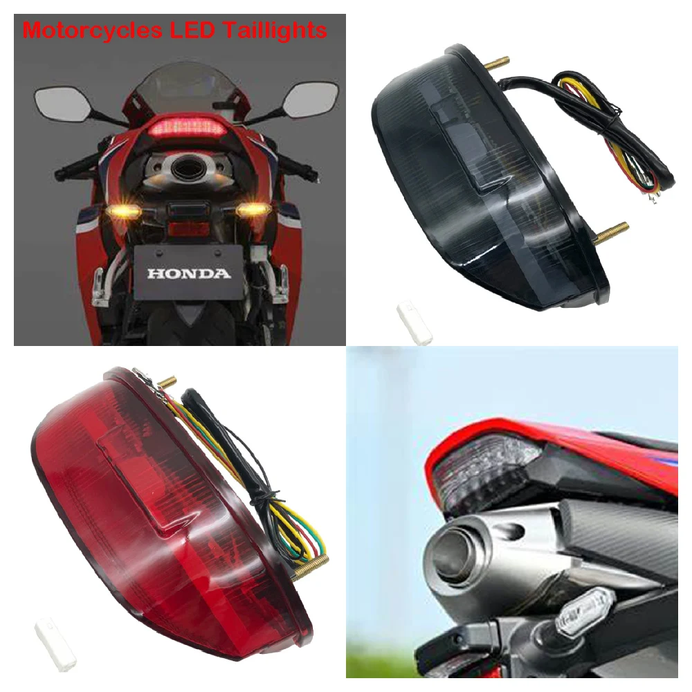 

Fits for Honda CBR600RR ABS CBR 600RR CBR600 RR F5 2013-2024 Motorcycle Taillight Rear Brake & Turn Signal Integrated Tail Light