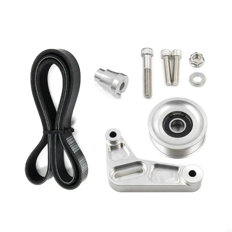 

Efficient Adjustable Pulley Set For K24 Engine Works With Common Small Vehicles X37F