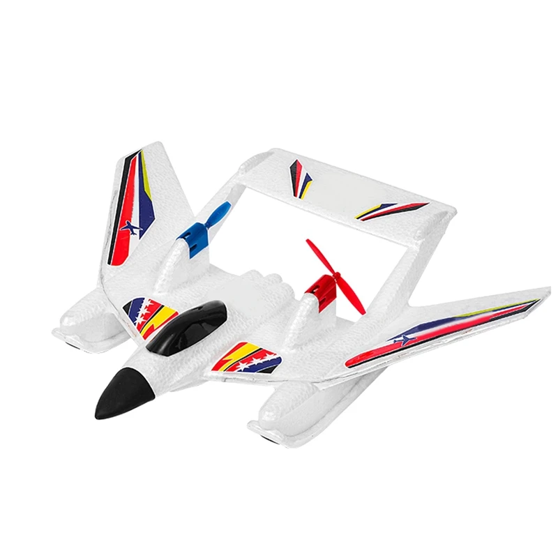 Warplane RC Airplane, 2.4Ghz RC Airplane, RC Glider EPP Aircraft Model, White Airplane Model Warplane Plane Glider Toy