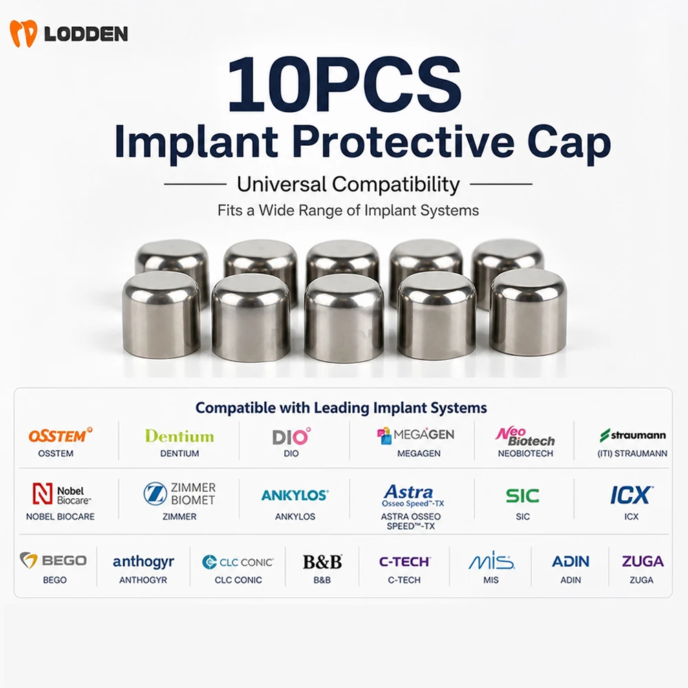 10PCS Implant Multi Protective Cap Dental Healing Caps for Dentium OSSTEM ITI Nobel Biocare NeoBiotech Anthogyr MIS ADIN