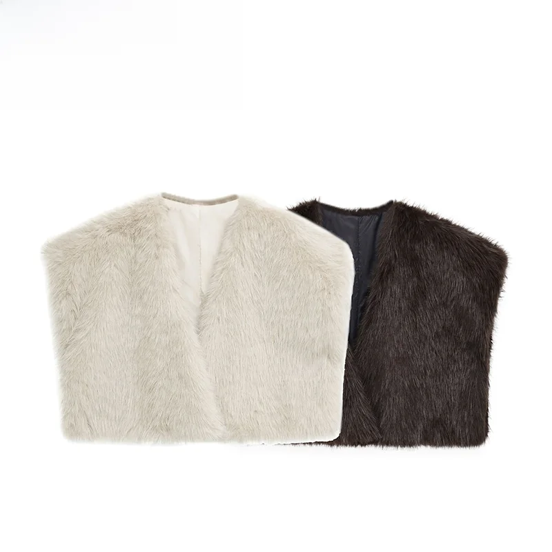 

Faionable Casual Vest ZR Autumn New Arrival Simple Sli Women'swear Commute Sle Polyester Fiber Outerwear