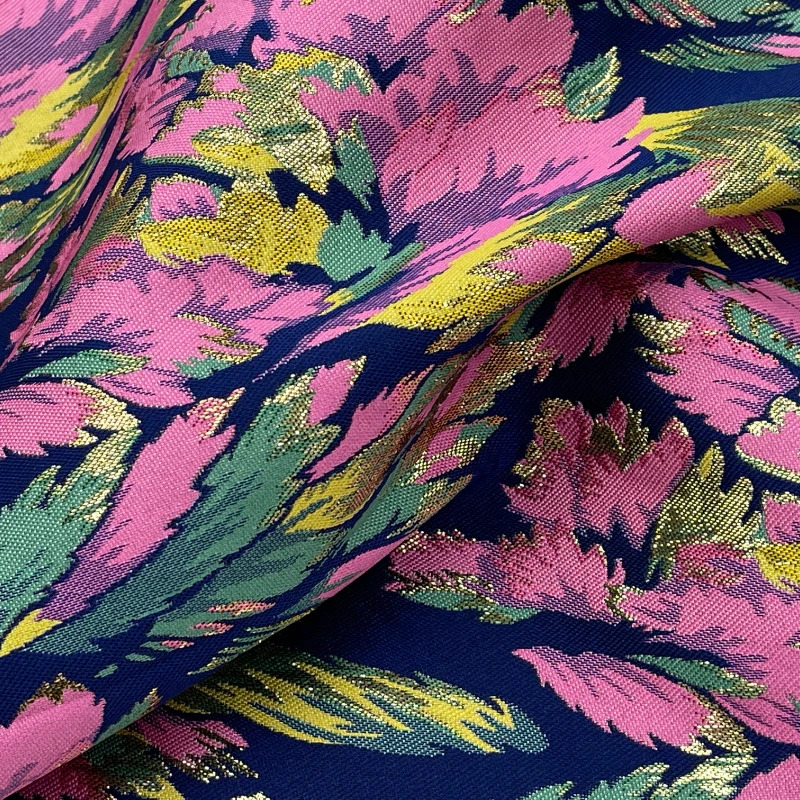 Brocade Jacquard Fabric Thickened for Skirt Clothing Coat Suit Designer Handmade Diy Sewing Material Cloth Wholesale