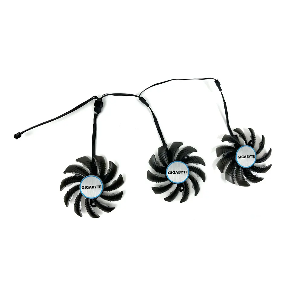 3 teile/satz 75mm t128010su pld08010s12hh gpu kühler für gigabyte radeon rx 6600 xt rx 6700 xt gaming oc grafikkarten fans