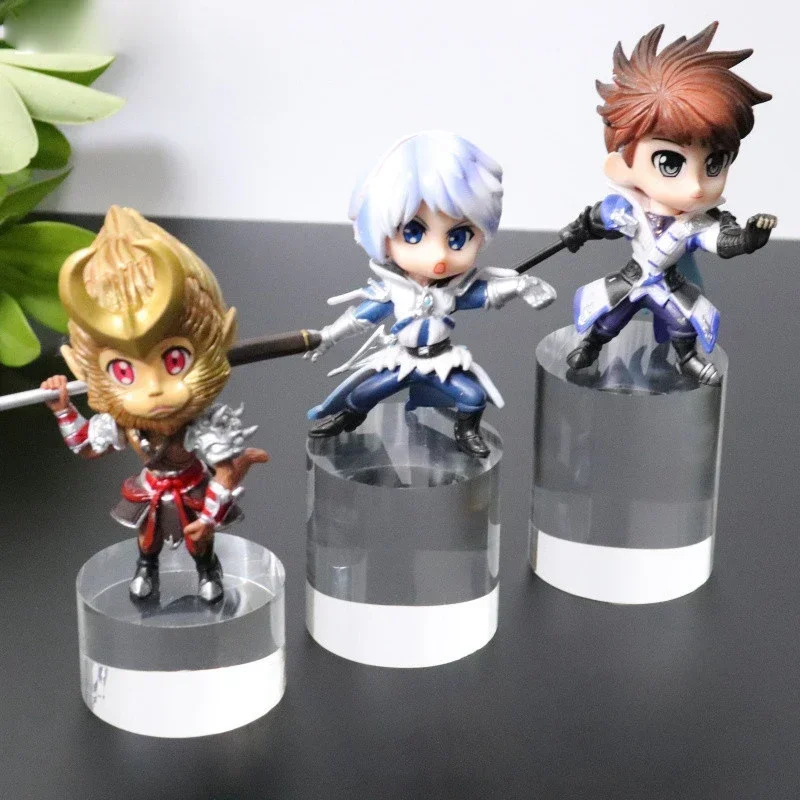 อะคริลิคใสกระบอกเครื่องประดับยืนแสดงยังคงตุ๊กตาผู้ถือเครื่องประดับการถ่ายภาพ props พื้นหลังผู้ถือตู้แร็คถาด