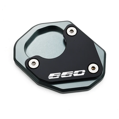 Imagen 2 del producto Para TRIUMPH Trident 660 Daytona 660 2021- 2023 2024 accesorios CNC soporte lateral de motocicleta almohadillas de soporte extendidas tapas de válvulas 660