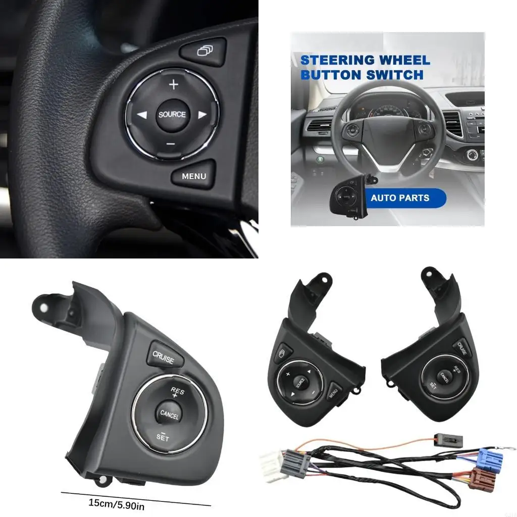 

35880T0AA11 35880T0AA12 Reliable Volumes Adjustment Button Remote Cruise Control Switches Ergonomic Design Easy Install