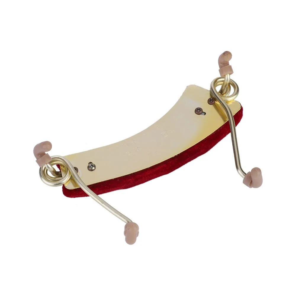 Comfortable Burgundy Shoulder Rest Metal with Sponge Padding Violin Shoulder Rest 4/4 Violin Shoulder Rest Violin Practice