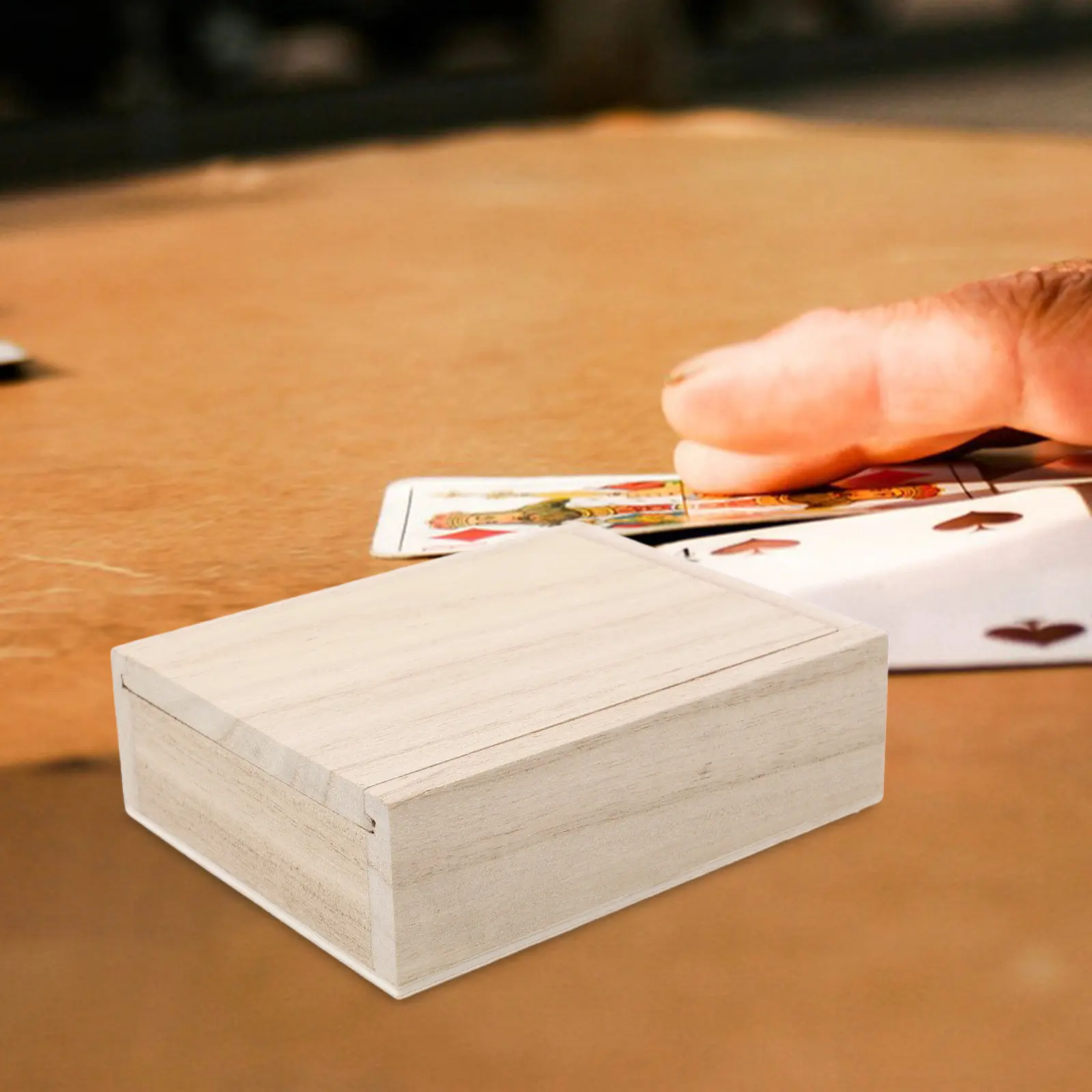 

Display Cases for Card Sports Cards Game Playing Carrying Container Wood Trading Organizer Storage