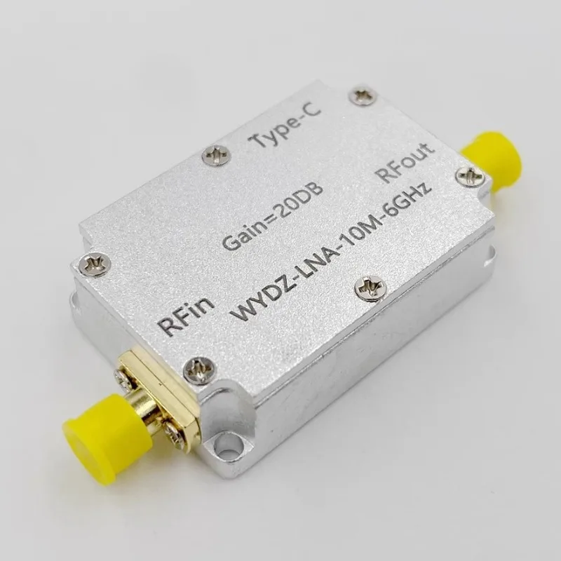 High Flatness Amplifier 10M-6GHz Gain 10/20/30/40dB RF Signal Drive or Receive