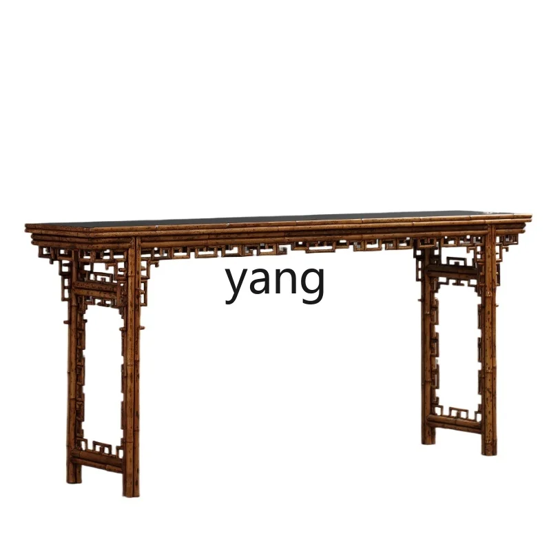 LMM Zhongtang Tiaoji Flat Head Desk Entrance Table Boutique Antique Offering Table