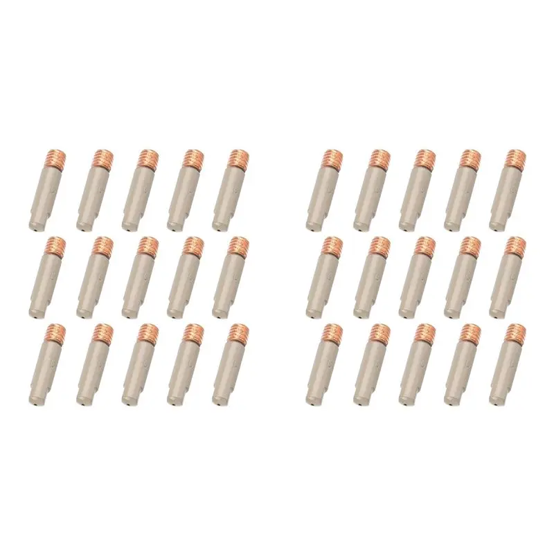 A84X-30PC Coated MIG Welding Tips Set, 0.8Mm Anti-Spatter Nozzles For Enhanced Welding Performance