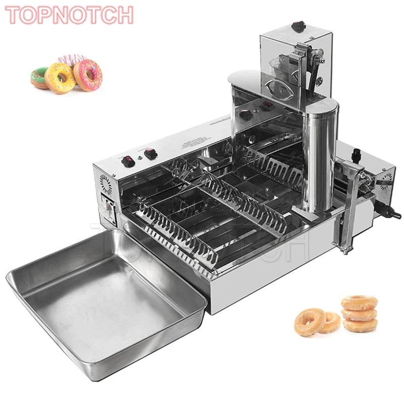 

Commercial Electric Donut Making Machine Donut Fryer Donut Machine 4 Rows Doughnut Fryer Machine