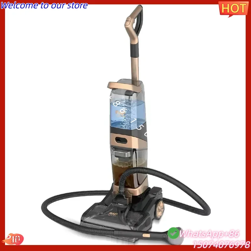 2026New RAF R.8777 Professional Steam Carpet Washer Deep Cleaner Upright Fabric Washer Hot Cold Sterilization Hard Floor