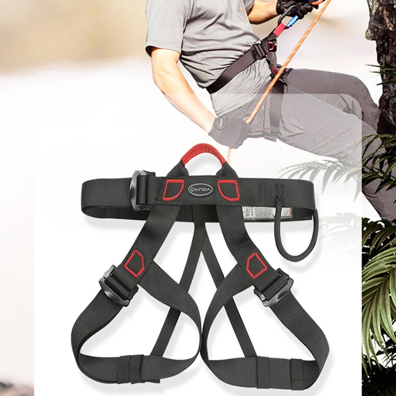 Anti-Fall Safety Belt Adjustable Half-Body Harness Outdoor Activities Climbing Mountain Work Climbing Pantalones De Seguridad