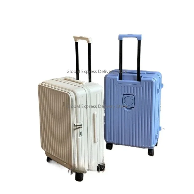 

Side opening expandable oversized suitcase