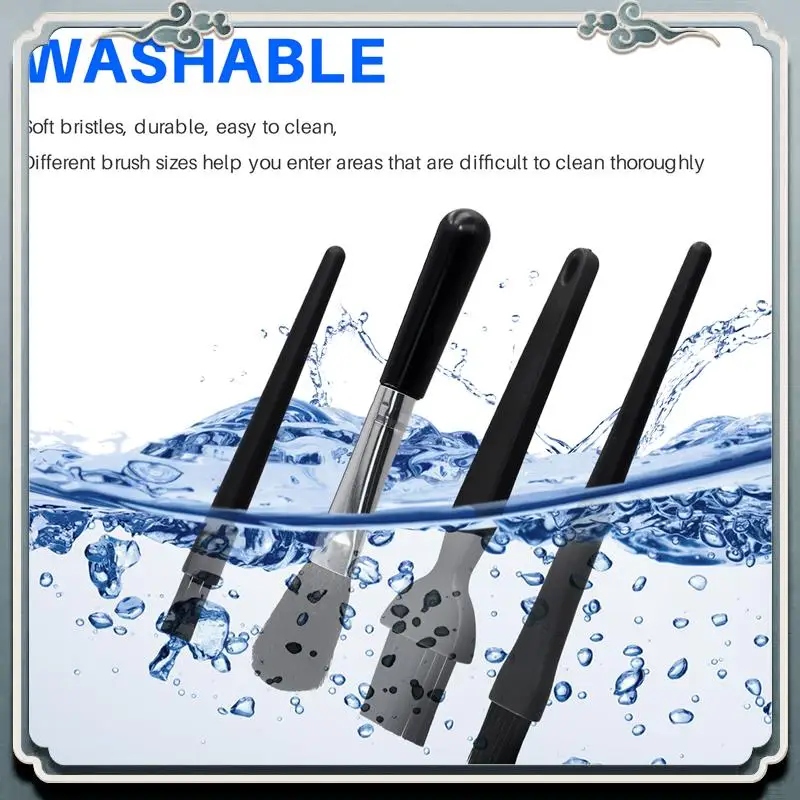 Picture 4: Premium 4Pcs Antistatic Brush Kit,Multi Antistatic Brush Keyboard Computer Cleaner Brush,For Laptop Keyboard Circuit Board