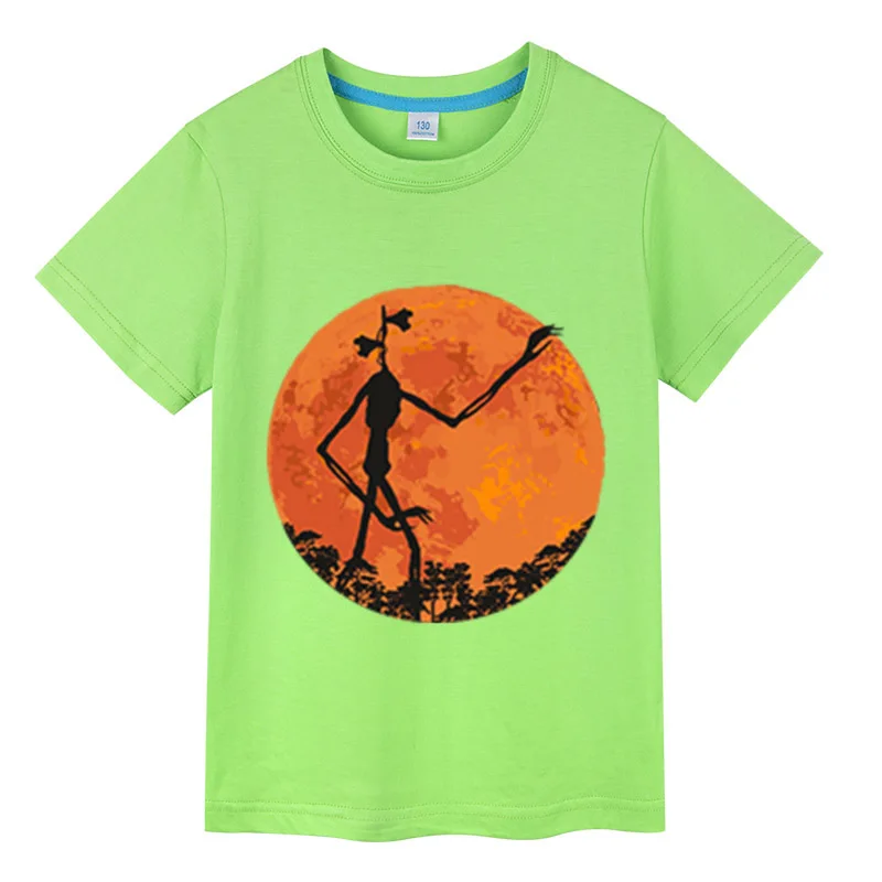 

Horror Siren Head T Shirt Summer 100% Cotton Children Baby T-Shirt Boy Girl Short Sleeve T Shirts Casual Baby Clothing Tops Tees