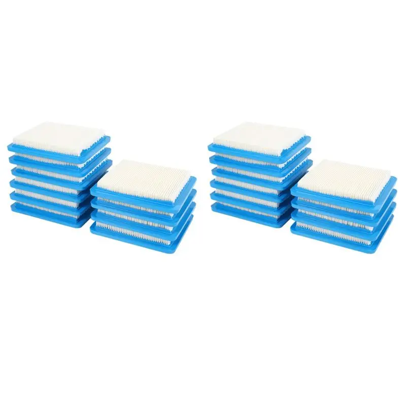 A27F-20 Pack 491588S Air Filter Replace For Briggs Stratton 491588 4915885 Flat Air Cleaner Cartridge Lawn Mower Filter