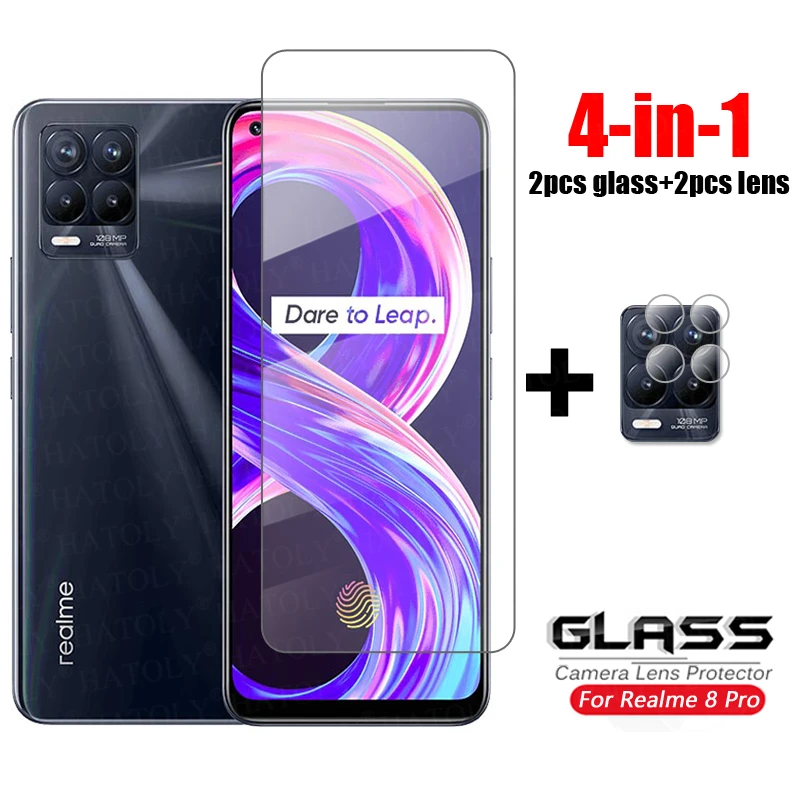 Glass Realme 8 Pro 9i Full Glue Tempered Glass for Realme 9i 8S 8i GT Neo 2 Master C21Y C25Y C25S Screen Protector Camera Glass