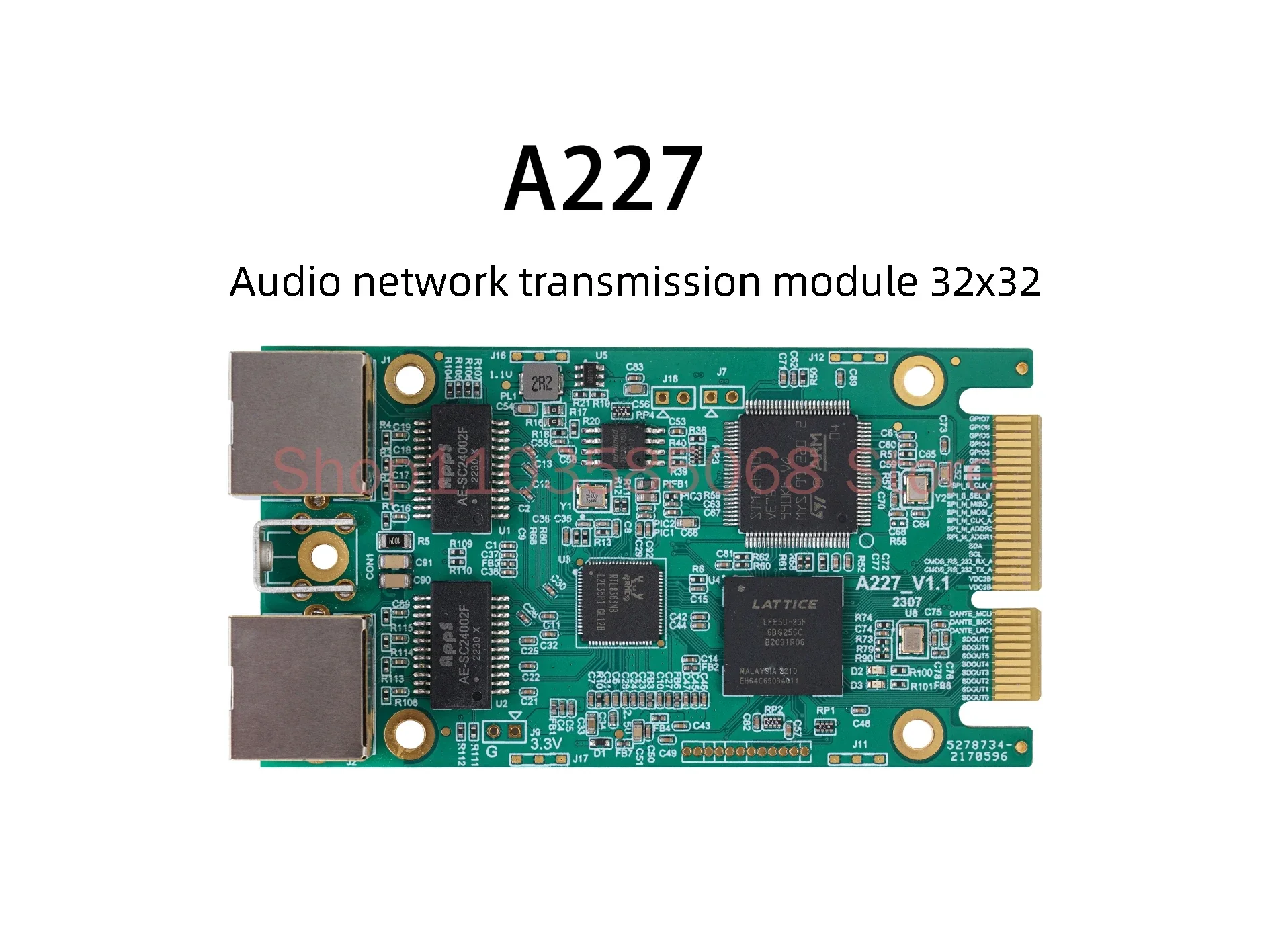 AES67 DT 32X32 Audio Network Transmission Module A227