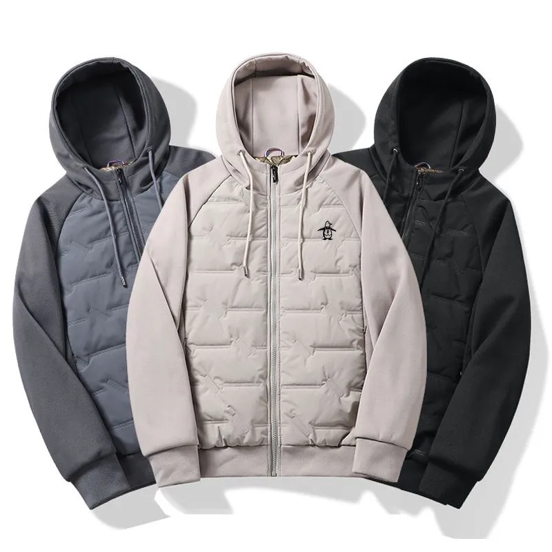 

Winter Down Cotton Golf Wear Jackets Man Korea Fashion Luxury Windproof Golf Best Men Warm Hooded Golf Clothing Golf Coats 골프웨어